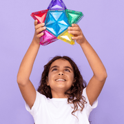 Magneetspeelgoed Light Star Pack - set van 28 - Magnetische bouwspeelgoed Connetix - In den Olifant