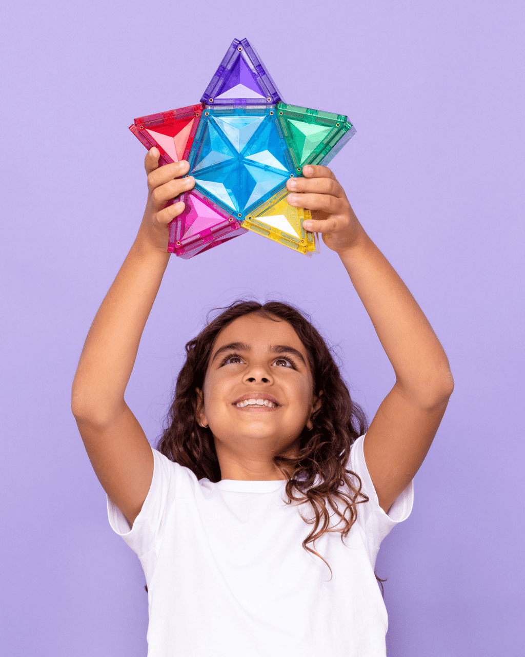 Magneetspeelgoed Light Star Pack - set van 28 - Magnetische bouwspeelgoed Connetix - In den Olifant