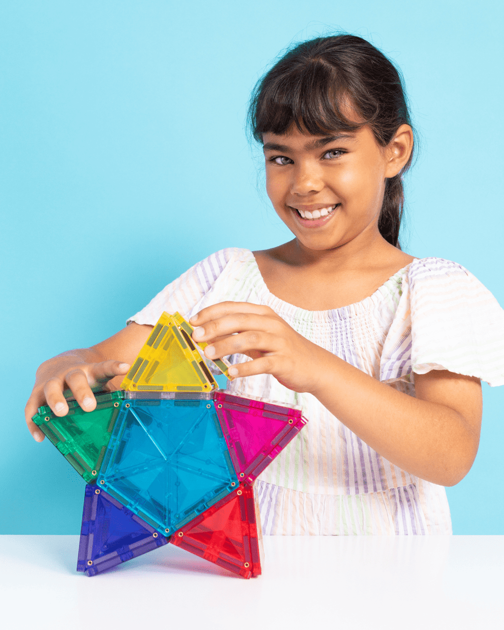 Magneetspeelgoed Light Star Pack - set van 28 - Magnetische bouwspeelgoed Connetix - In den Olifant