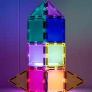 Magneetspeelgoed Light Star Pack - set van 28 - Magnetische bouwspeelgoed Connetix - In den Olifant