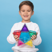 Magneetspeelgoed Light Star Pack - set van 28 - Magnetische bouwspeelgoed Connetix - In den Olifant