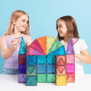 Magneettegels Glitter Castle Pack - set van 48 - Magnetische bouwspeelgoed Connetix - In den Olifant