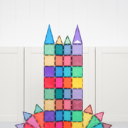 Magneettegels Glitter Castle Pack - set van 48 - Magnetische bouwspeelgoed Connetix - In den Olifant