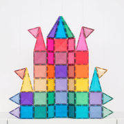 Magneettegels Glitter Castle Pack - set van 48 - Magnetische bouwspeelgoed Connetix - In den Olifant
