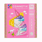 Magneettegels Glitter Unicorn Pack - set van 56 - Magnetische bouwspeelgoed Connetix - In den Olifant