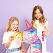 Magneettegels Glitter Unicorn Pack - set van 56 - Magnetische bouwspeelgoed Connetix - In den Olifant