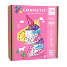 Magneettegels Glitter Unicorn Pack - set van 56 - Magnetische bouwspeelgoed Connetix - In den Olifant