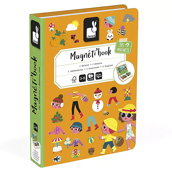 Magneetspel Magneti'Book - 4 seasons