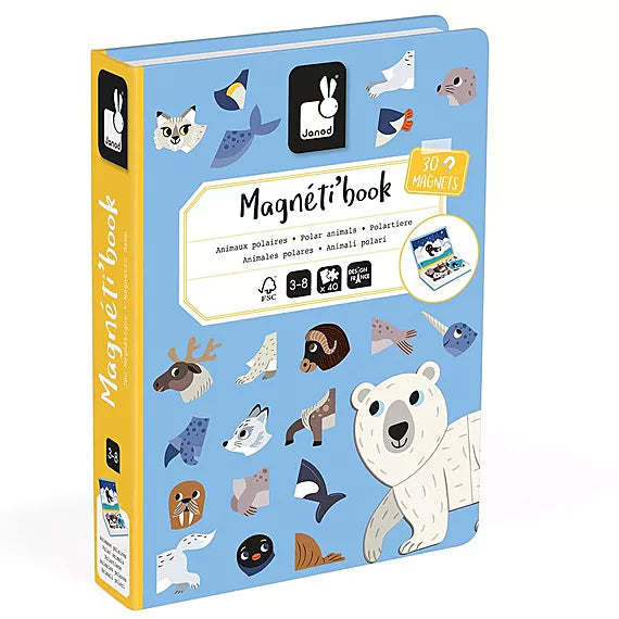 Magneetspel Magenti'Book - Polar Animals