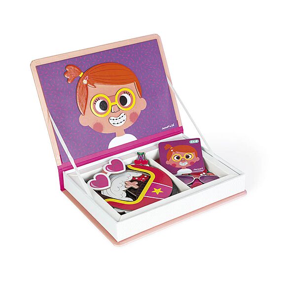 Magneetspel Magneti'Book - Girl's Crazy Faces