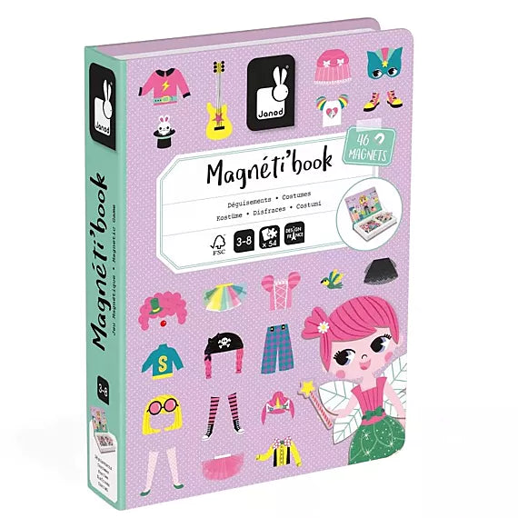 Magneetspel Magneti'book - Girl's Costumes