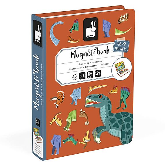 Magneetspel Magneti'Book - Dinosaurs