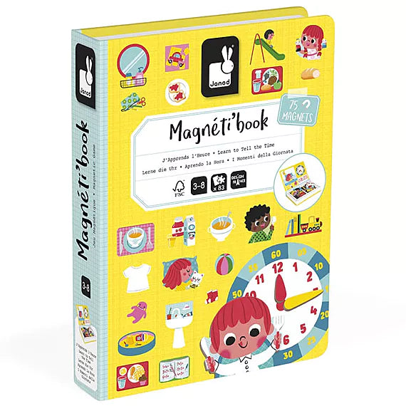 Magneetspel Magneti'Book - Learn to tell the time