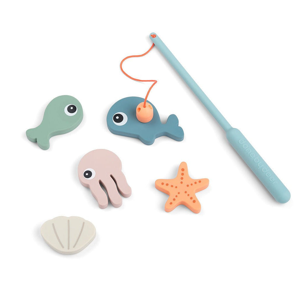 Magnetisch bad visspel Sea friends Colour mix - Badspeelgoed Done by Deer - In den Olifant