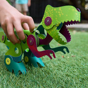 Magnetisch bouwspeelgoed Dino Adventure - set van 36 onderdelen - Magnetische bouwspeelgoed Clixo - In den Olifant