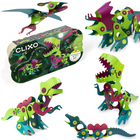Magnetisch bouwspeelgoed Dino Adventure - set van 36 onderdelen - Magnetische bouwspeelgoed Clixo - In den Olifant
