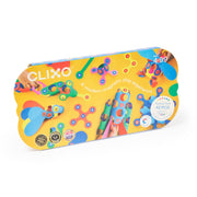 Magnetisch bouwspeelgoed Rainbow Pack - 42 onderdelen - Magnetische bouwspeelgoed Clixo - In den Olifant