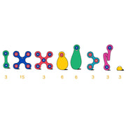 Magnetisch bouwspeelgoed Rainbow Pack - 42 onderdelen - Magnetische bouwspeelgoed Clixo - In den Olifant