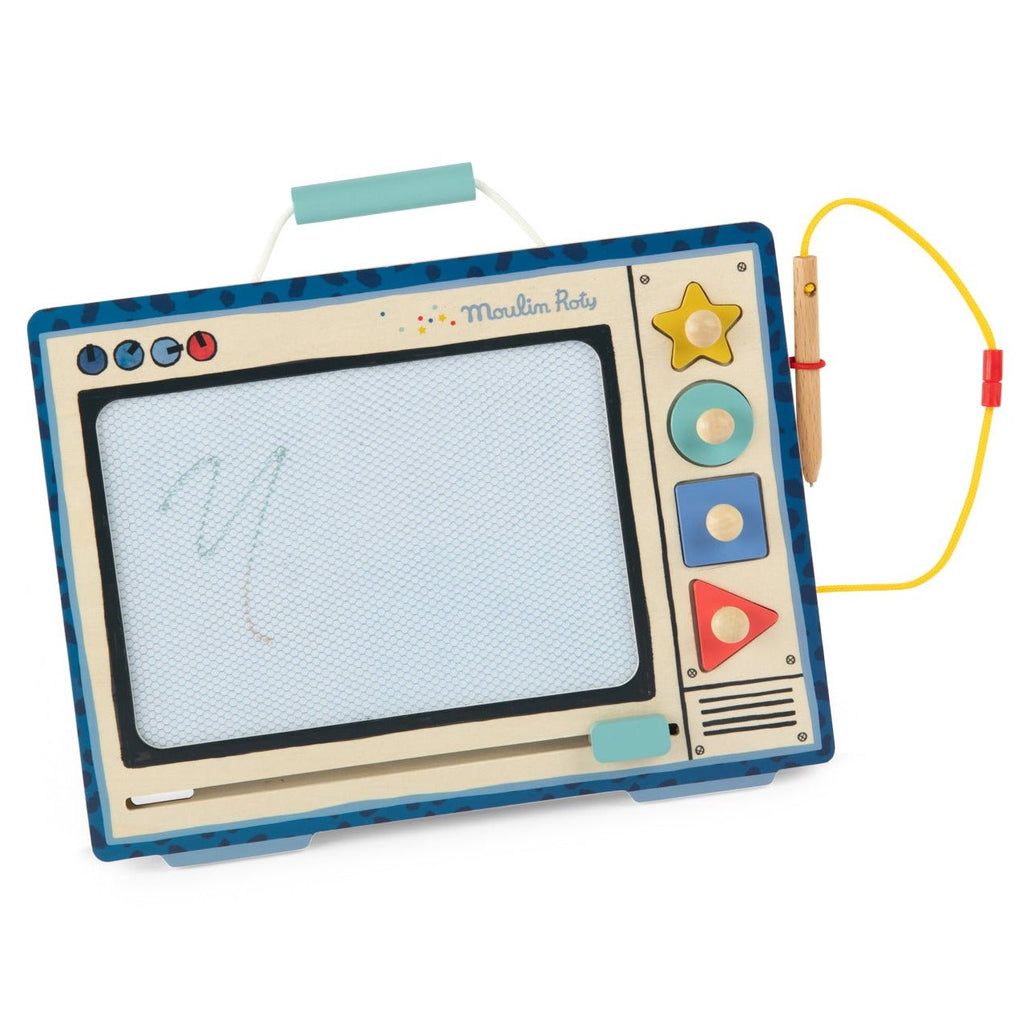 Magnetisch tekenbord Puce & Pilou - Kleuren en tekenen Moulin Roty - In den Olifant