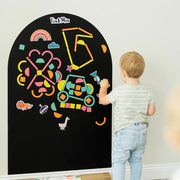 Magnetische bouwset Tix&Mix Rings & Blocks - 64 houten magneten - Magneten en letters Tix&Mix - In den Olifant