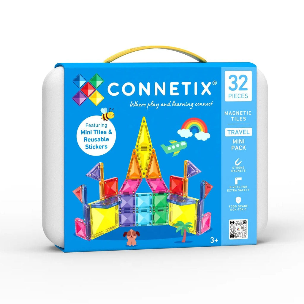 Magnetische bouwstenen Travel Mini Pack - set van 32 - Magnetische bouwspeelgoed Connetix - In den Olifant