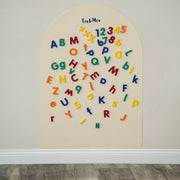 Magnetische letters en cijfers - set van 77 - Magneten en letters Tix&Mix - In den Olifant