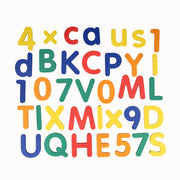 Magnetische letters en cijfers - set van 77 - Magneten en letters Tix&Mix - In den Olifant