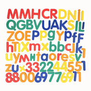 Magnetische letters en cijfers - set van 77 - Magneten en letters Tix&Mix - In den Olifant