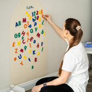 Magnetische letters en cijfers - set van 77 - Magneten en letters Tix&Mix - In den Olifant