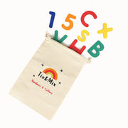 Magnetische letters en cijfers - set van 77 - Magneten en letters Tix&Mix - In den Olifant