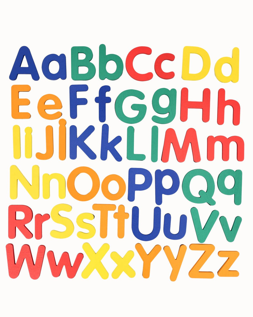 Magnetische letters en cijfers - set van 77 - Magneten en letters Tix&Mix - In den Olifant