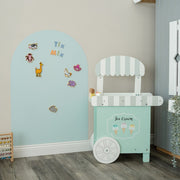 Magnetische muursticker Tix&Mix Blue Dream + 2 krijtjes - 100 × 70 cm - Muurdecoratie Tix&Mix - In den Olifant