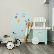 Magnetische muursticker Tix&Mix Blue Dream + 2 krijtjes - 100 × 70 cm - Muurdecoratie Tix&Mix - In den Olifant