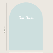 Magnetische muursticker Tix&Mix Blue Dream + 2 krijtjes - 100 × 70 cm - Muurdecoratie Tix&Mix - In den Olifant