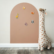 Magnetische muursticker Tix&Mix Brown Sugar + 2 krijtjes - 100 × 70 cm - Muurdecoratie Tix&Mix - In den Olifant