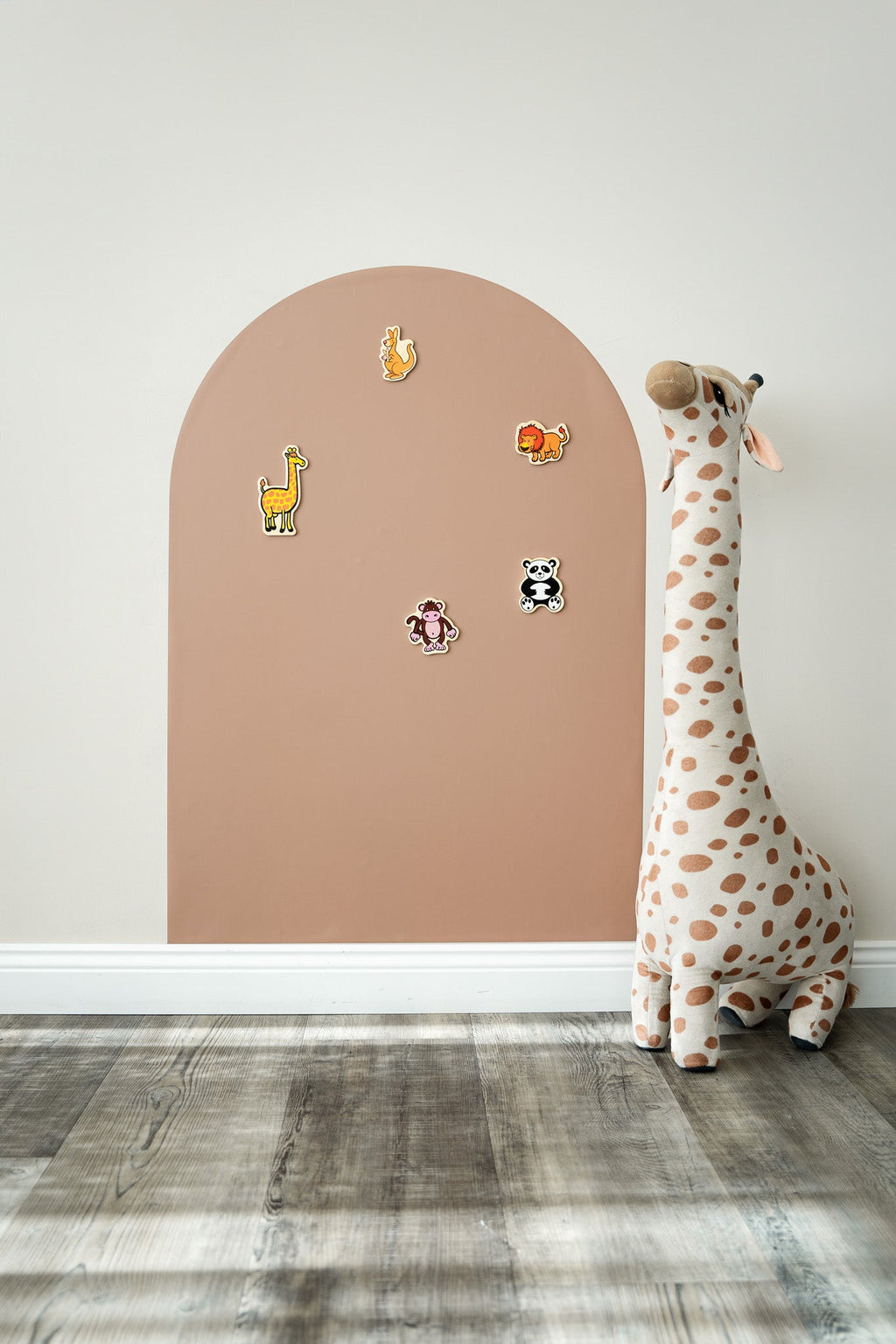 Magnetische muursticker Tix&Mix Brown Sugar + 2 krijtjes - 100 × 70 cm - Muurdecoratie Tix&Mix - In den Olifant