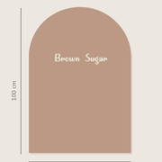 Magnetische muursticker Tix&Mix Brown Sugar + 2 krijtjes - 100 × 70 cm - Muurdecoratie Tix&Mix - In den Olifant