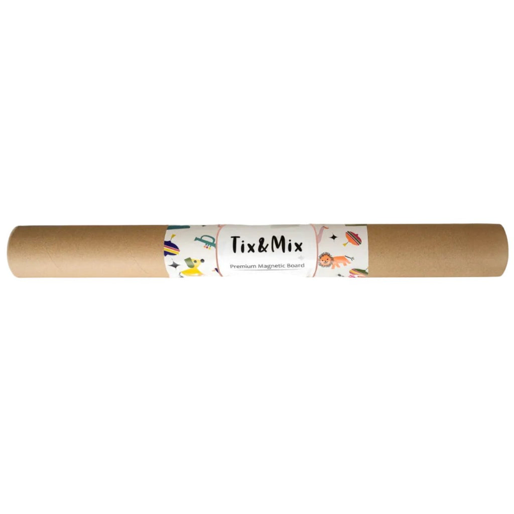 Magnetische muursticker Tix&Mix Brown Sugar + 2 krijtjes - 100 × 70 cm - Muurdecoratie Tix&Mix - In den Olifant