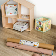 Magnetische muursticker Tix&Mix Brown Sugar + 2 krijtjes - 100 × 70 cm - Muurdecoratie Tix&Mix - In den Olifant