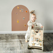Magnetische muursticker Tix&Mix Brown Sugar + 2 krijtjes - 100 × 70 cm - Muurdecoratie Tix&Mix - In den Olifant