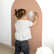 Magnetische muursticker Tix&Mix Brown Sugar + 2 krijtjes - 100 × 70 cm - Muurdecoratie Tix&Mix - In den Olifant