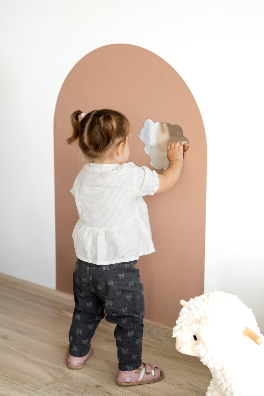 Magnetische muursticker Tix&Mix Brown Sugar + 2 krijtjes - 100 × 70 cm - Muurdecoratie Tix&Mix - In den Olifant