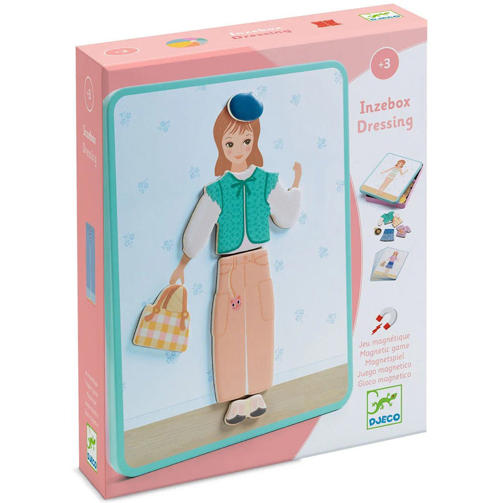 Magnetische puzzel Inzebox Dressing - 36 stukjes - Magnetische puzzels Djeco - In den Olifant