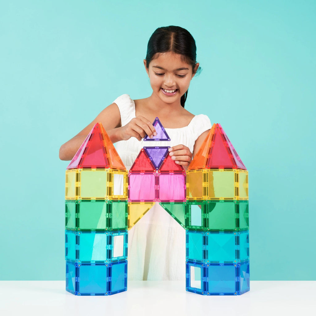 Magnetische tegels Bright Creative Pack - set van 104 - Magnetische bouwspeelgoed Connetix - In den Olifant