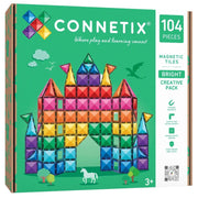 Magnetische tegels Bright Creative Pack - set van 104 - Magnetische bouwspeelgoed Connetix - In den Olifant