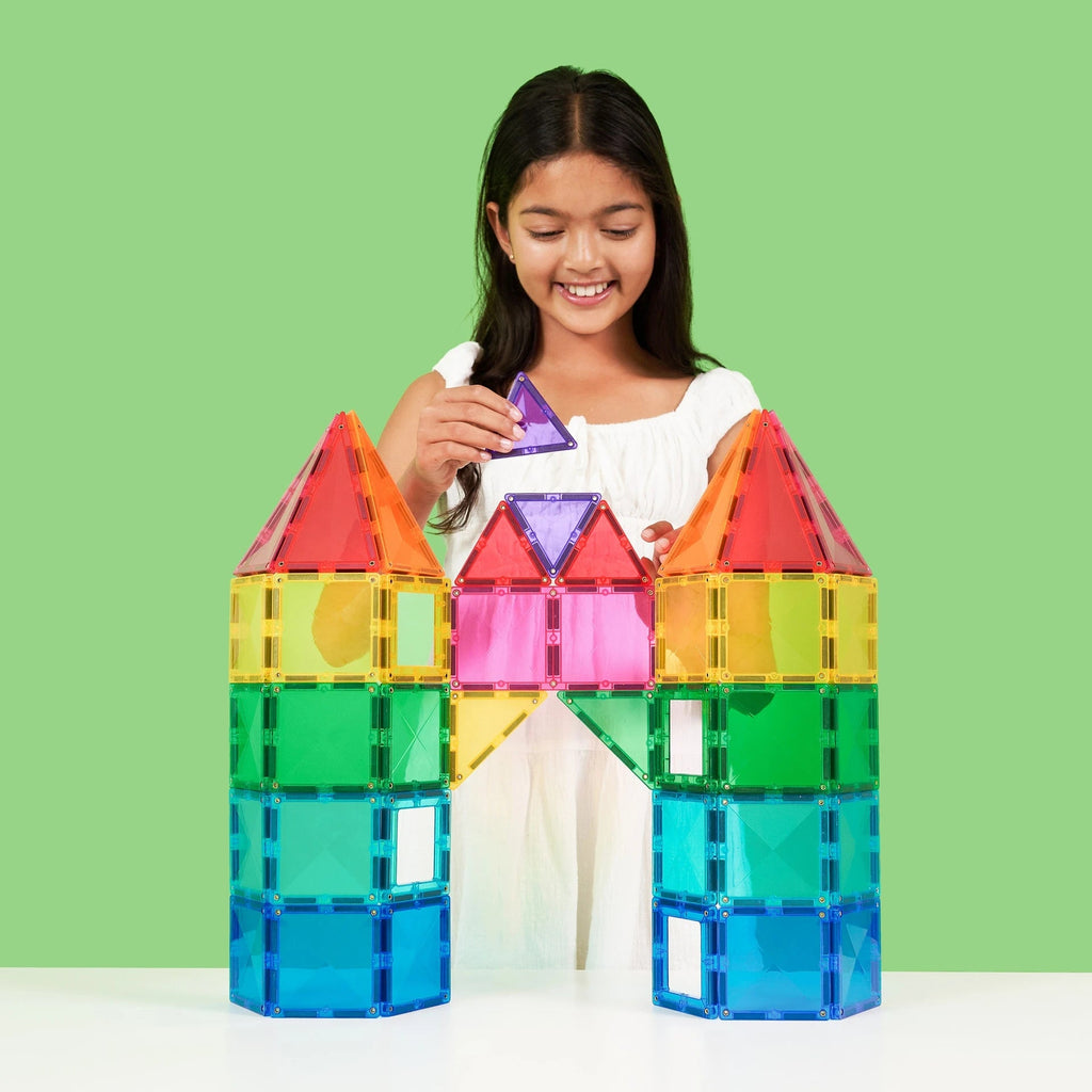 Magnetische tegels Bright Creative Pack - set van 104 - Magnetische bouwspeelgoed Connetix - In den Olifant