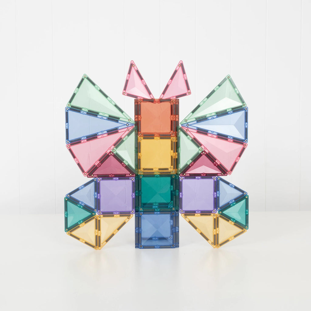 Magnetische tegels Pastel Creative Pack - set van 104 - Magnetische bouwspeelgoed Connetix - In den Olifant