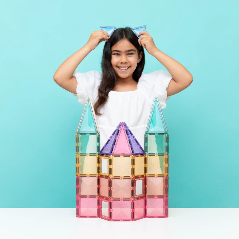 Magnetische tegels Pastel Creative Pack - set van 104 - Magnetische bouwspeelgoed Connetix - In den Olifant