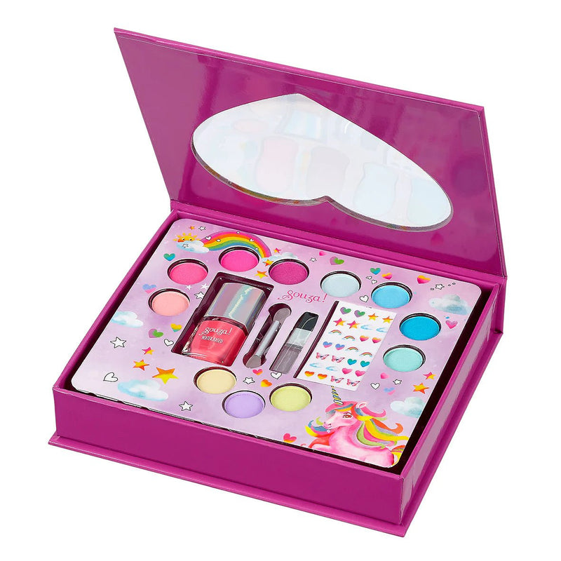 Make - up doos Giftbox Heart - Kinderschmink en tattoos Souza for kids - In den Olifant