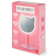 Make - up spiegel met licht - You Look Purrfect! - Kinderschmink en tattoos Legami - In den Olifant